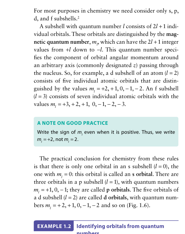 Subshell classification